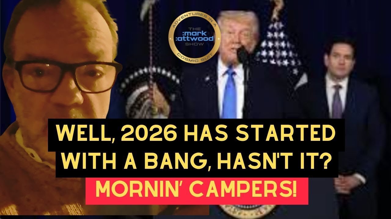 Well, 2026 Has Started With a Bang, Hasn't It?