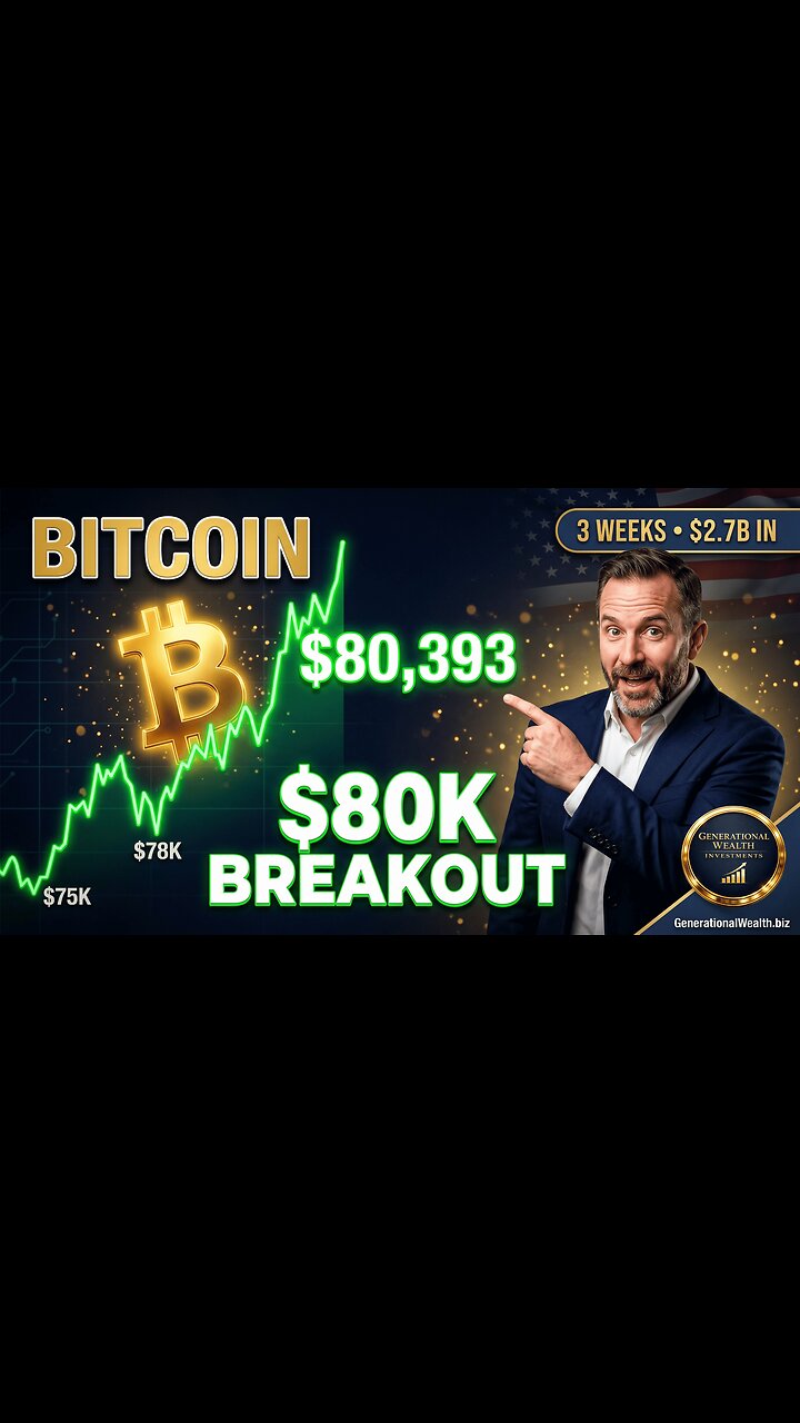Bitcoin Breaks $80K — ETF Billions, Project Freedom Shock & What's Next for Crypto