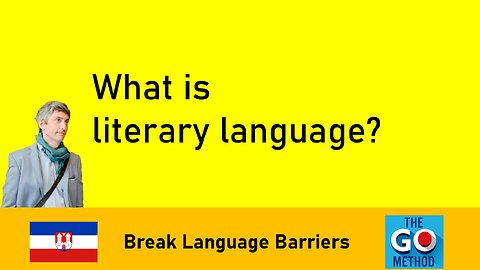 What is literary language?