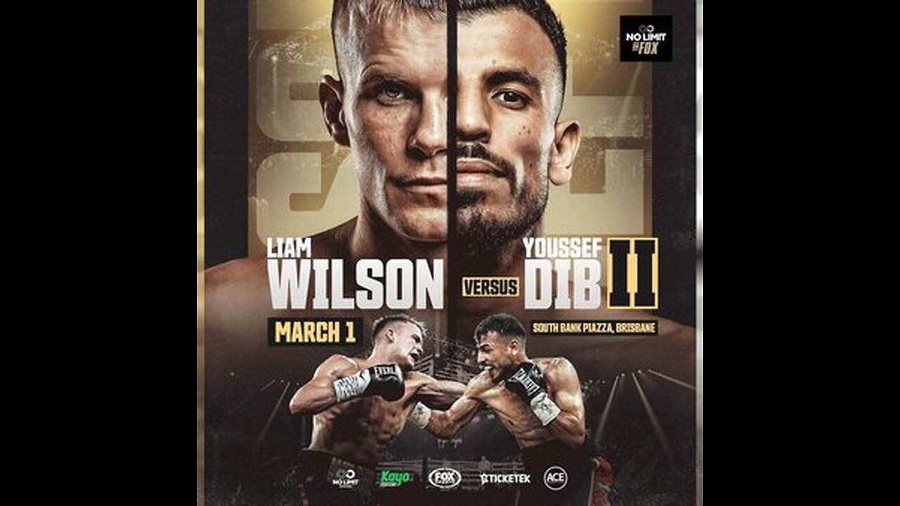 Liam Wilson vs Youssef Dib II + Mar 01 2025 South Bank Piazza, Brisbane