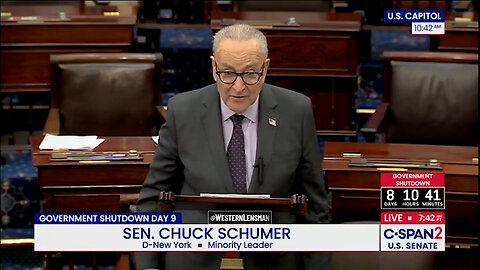 Sen. Chuck Says Mike Johnson Will Be Responsible For Louisiana Deaths Caused By His Schumer Shutdown