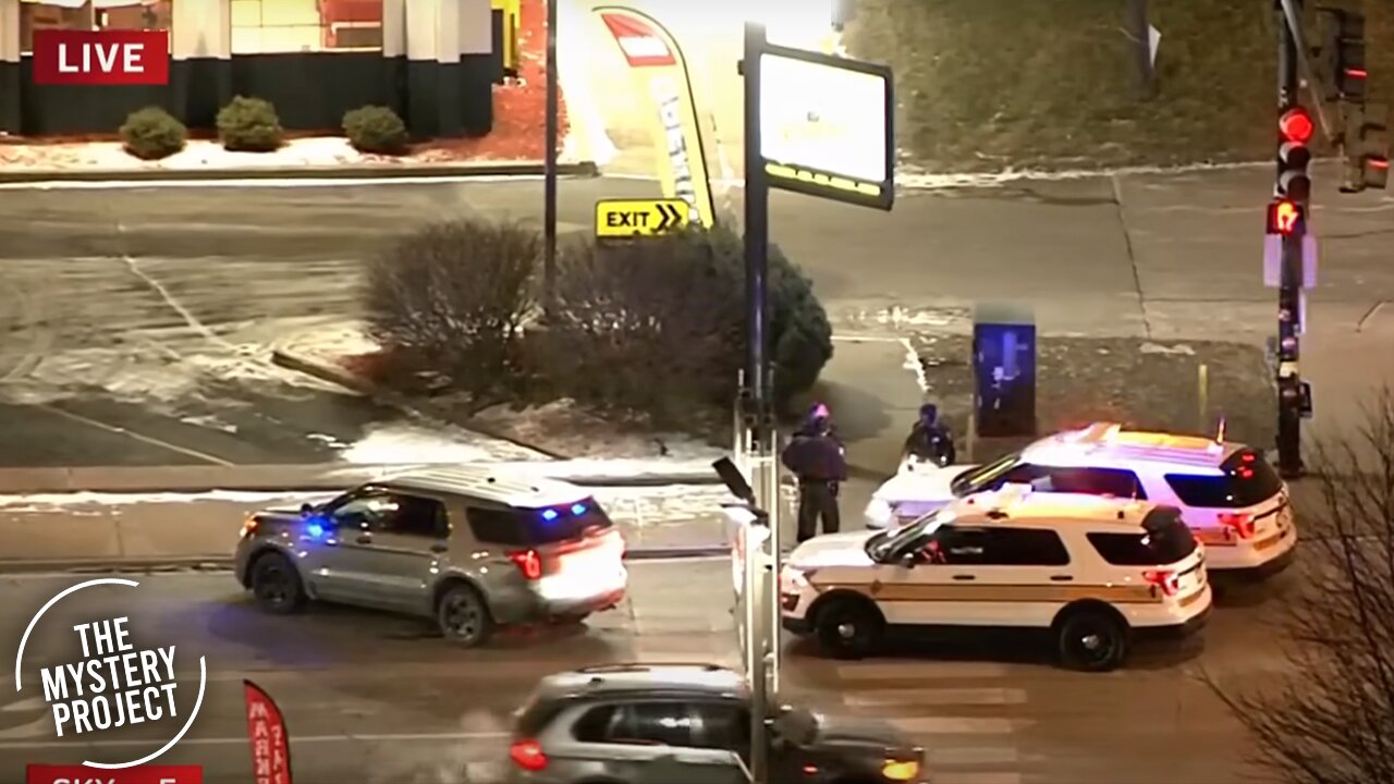 Aerial View of WILD Police Chase in Chicago (Crazy As Hell)