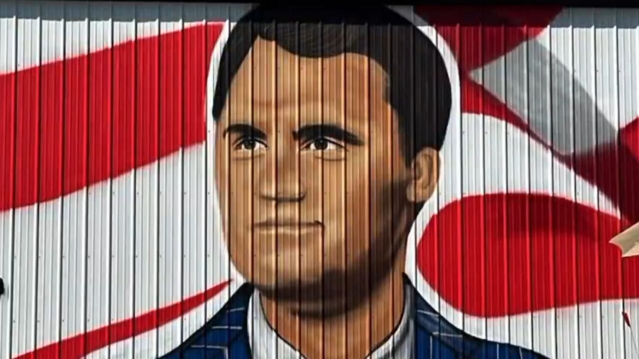 Muralist Erica Arndts Delivers for Charlie Kirk's Birthday