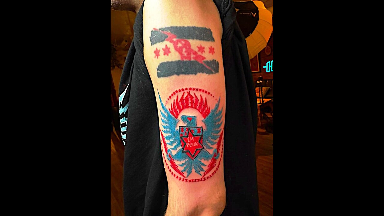 CM PUNK TATTOO 2025!!!! 🛡🦅⚡