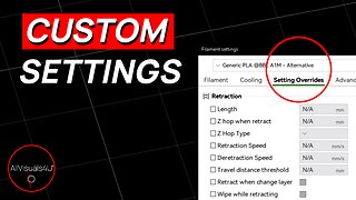 🧪 Bambu Studio Slicer Tutorial - Custom Filament Settings - Bambu Studio Software Tutorial | #Shorts