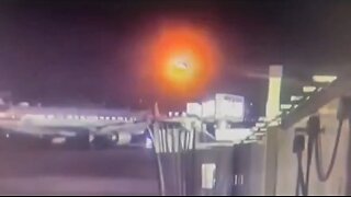 Different Views, The Moment The Passenger Plane And Military Helicopter Collided