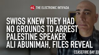 Swiss knew they had no grounds to arrest Palestine speaker Ali Abunimah, files reveal