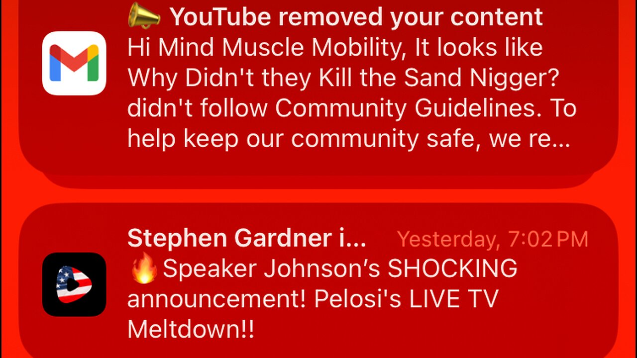 Youtube Gave me a Second Strike