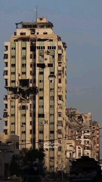 The tallest tower in Gaza City - destroyed.♥️🇮🇱💯👏