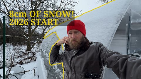 A Magical Start to 2026: 8cm of Snow & The Greenhouse