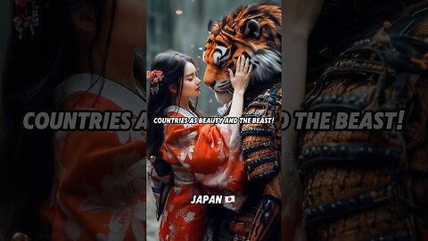 Countries As Beauty And The Beast! 💀