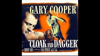 CS #68 Cloak And Dagger (1946) Classic Movie, Gary Cooper, Lilli Palmer, Robert Alda,