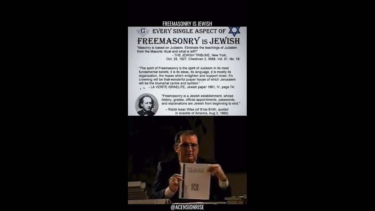 FREEMASONRY IS JEWISH 👁️
