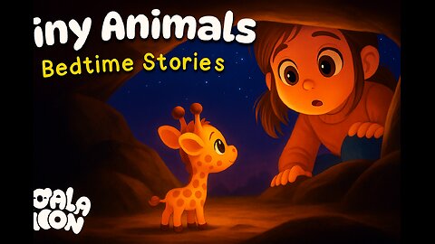 “Tiny Cute Animals 🦒🐨 Bedtime Stories for Kids | Calming Sleep Story Collection”