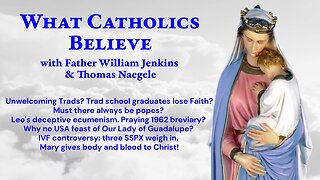 Mean Trads? Kids lose Faith? Perpetual papacy? Leo's unfaith. IVF: SSPX.