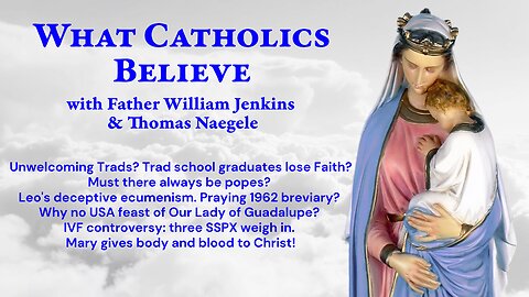 Mean Trads? Kids lose Faith? Perpetual papacy? Leo's unfaith. IVF: SSPX.