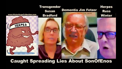 SonOfEnos Kenneth Pauline Release Exposes Jim Fetzer Herpes Russ Winter BiPolar Susan Bradford Lies