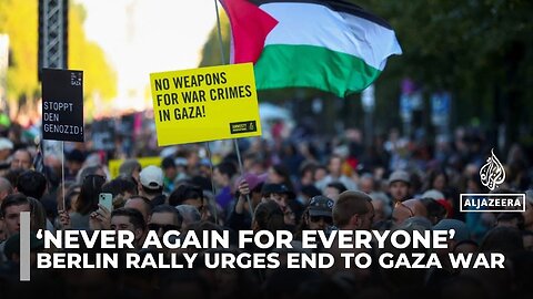 Tens of thousands rally in Berlin in solidarity with Gaza, call for sanctions against Israel
