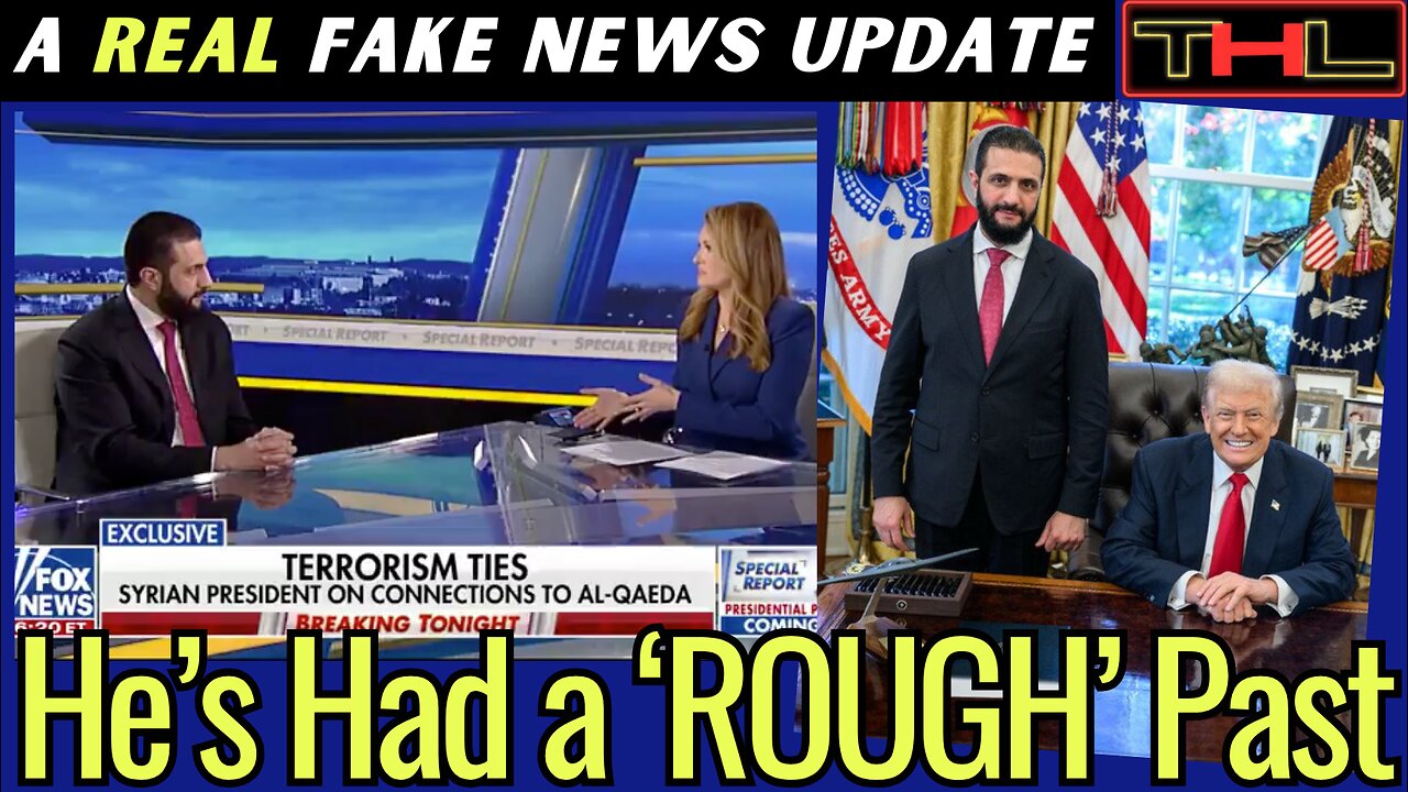 A REAL Fake News Update | White House hosts Reformed Terrorist Al Qaeda Leader, now Syrian President
