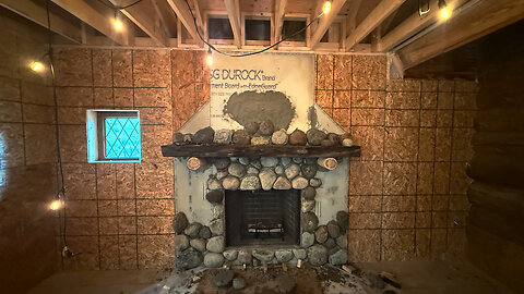 Building a Log Cabin in the Wilderness Alone | Metal Roof, Electricity and a Fireplace