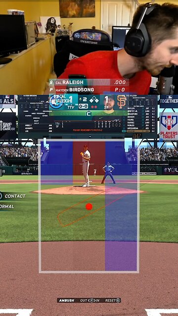 Cal Raleigh hit the baseball so hard this happened in MLB THE SHOW 25