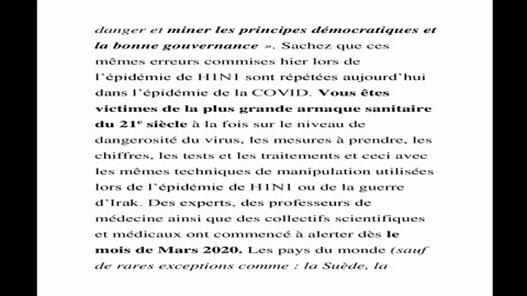 12 Février 2021,Très Urgent : message d’alerte international sur la COVID-19