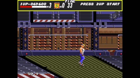 Streets of Rage 1 - 3 playthrough Genesis