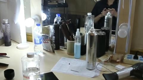 The Coolest On-Set Moment Turns Out to Be in the Makeup Room ❄️