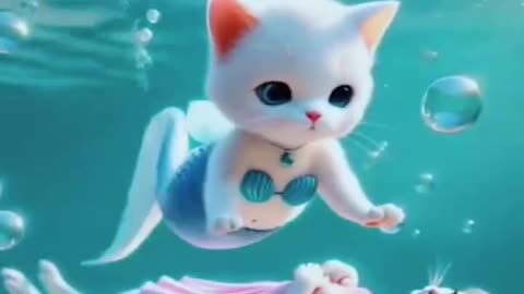 Lovely cat fall in loves funny song video
