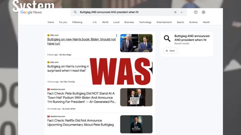 Fact Check: Pete Buttigieg Did NOT Announce 'I'm Running For President' Next To Biden -- AI Photo