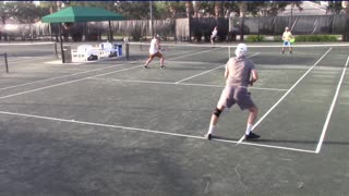 FOREHAND REACH TO WIN THE POINT!
