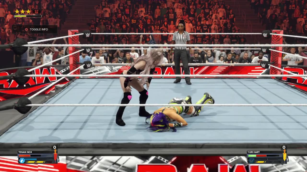 Tegan Nox VS Yuri Hart Raw S 1 E 94