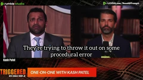 Kash Patel just went on with Don Jr. and hammered home that justice is coming for the deep state