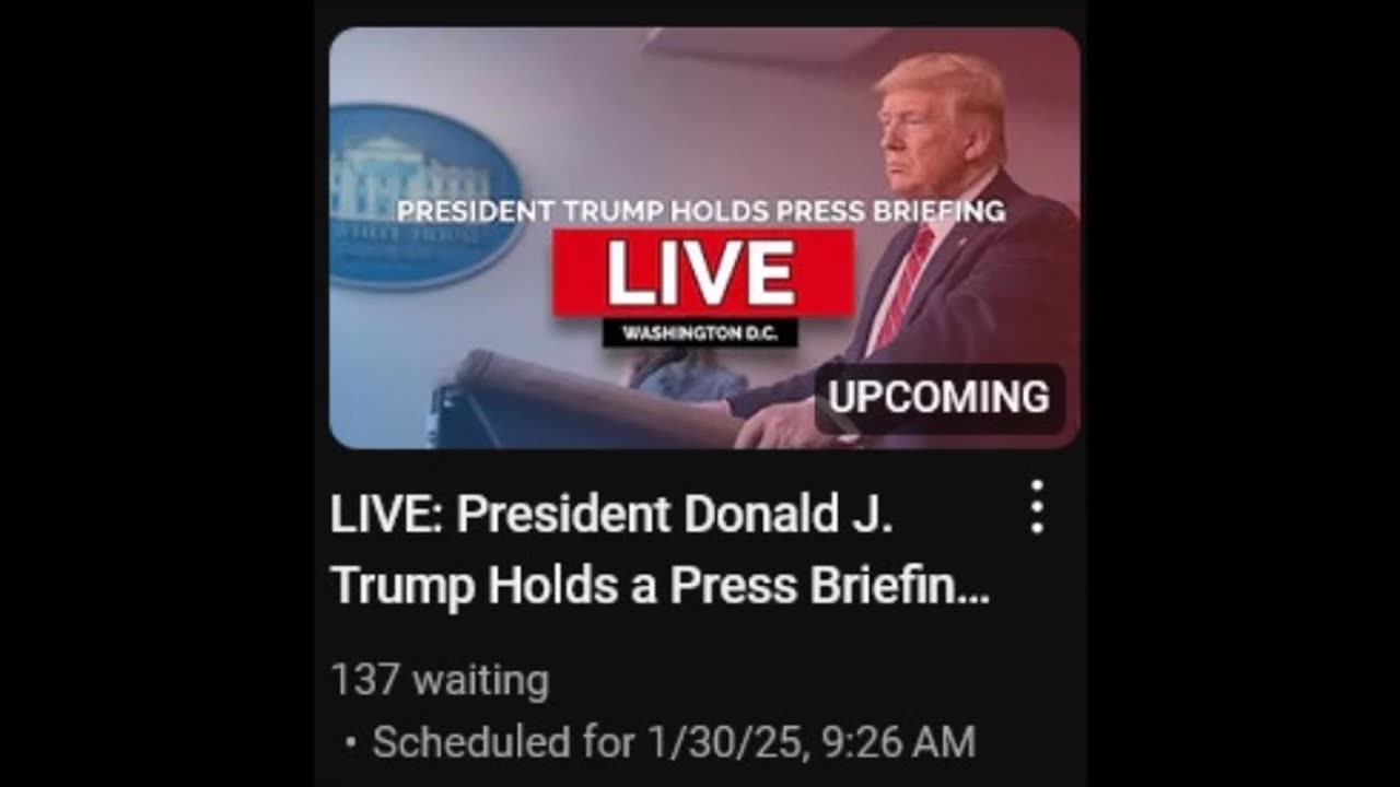President Donald J. Trump Holds a Press Briefing on D.C. Aviation Disaster