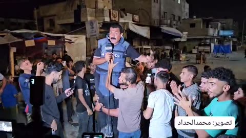 The moment the ceasefire agreement was announced at Nasser Hospital in Khan Yunis
