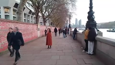 Thoughts on the symbolism of the National COVID Memorial Wall in London