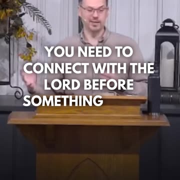 🚨 When your spiritual life feels dry, it's like your check engine light coming on!