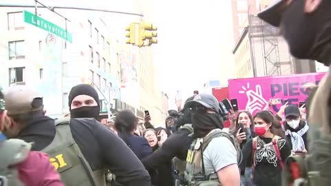 This was from October 21st in NYC. I love seeing them walk around with the zip