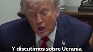 Trump tiene discusiones "bastante duras" con Europa sobre el conflicto en Ucrania
