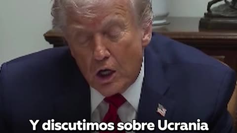 Trump tiene discusiones "bastante duras" con Europa sobre el conflicto en Ucrania