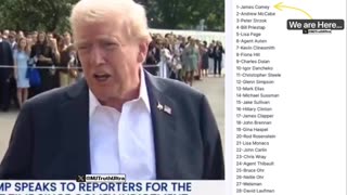Trump: “It’s not a list, but I think they’ll be others.” 😬