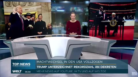 Die Welt berichtet völlig negativ über die Amtseinführung von Donald Trump