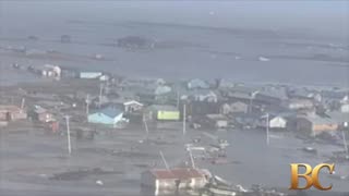 Major Alaska storm damage could displace thousands for 18 months, governor warns