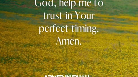 Even in the waiting, His promises stand firm. ⏳