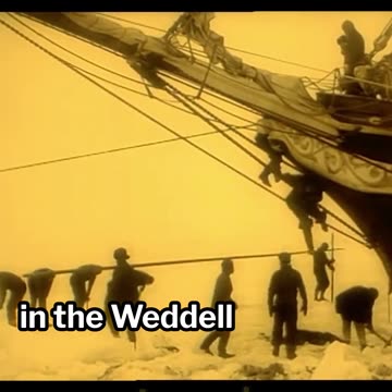 Shackleton’s Crew on the Ice #Antarctica #Shackleton