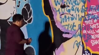 Community rallies behind artist after Charlie Kirk mural vandalized