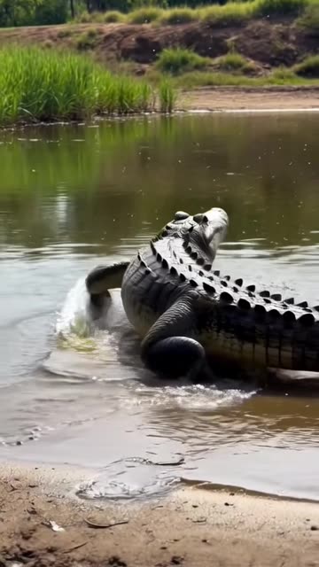🐊⚠ O Jacaré Não Esperava Por Isso