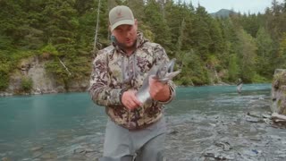 Epic Silver Salmon Fishing Adventure on Alaska_s Knik River