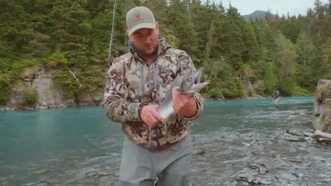 Epic Silver Salmon Fishing Adventure on Alaska_s Knik River