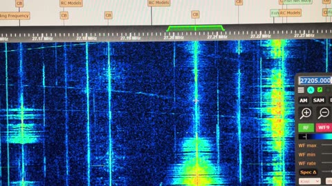 26.970 CB Radio Repeater - Somebody Testing Simplex Repeater (Via G8JNJ SDR) 3 May